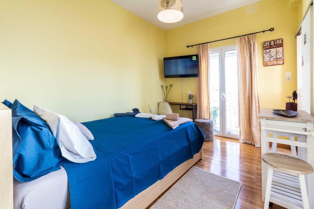 Central 6Th Floor Studio Near Metro & View&200Mbps 아테네 외부 사진