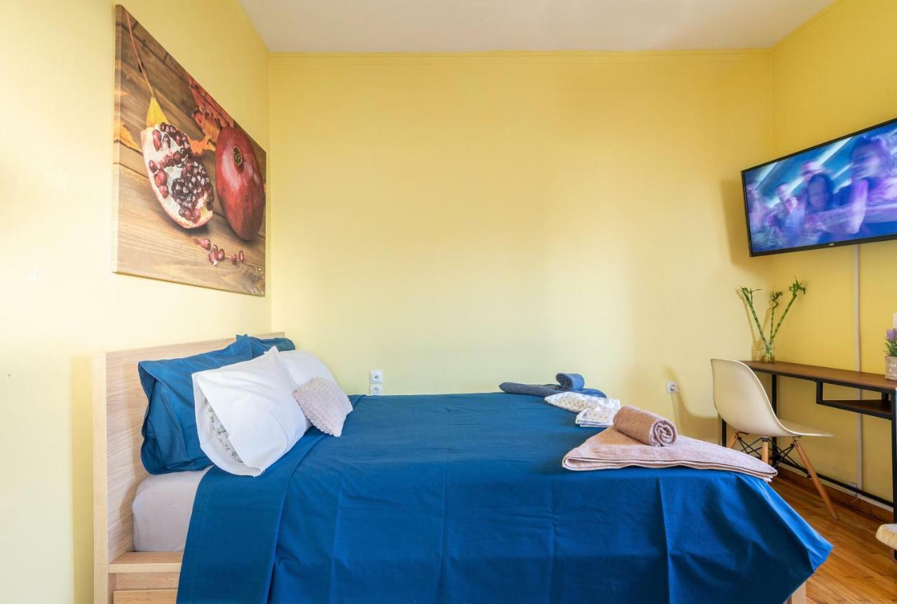 Central 6Th Floor Studio Near Metro & View&200Mbps 아테네 외부 사진
